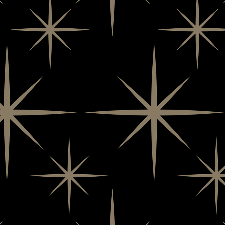 Twinkle - Gold on Black