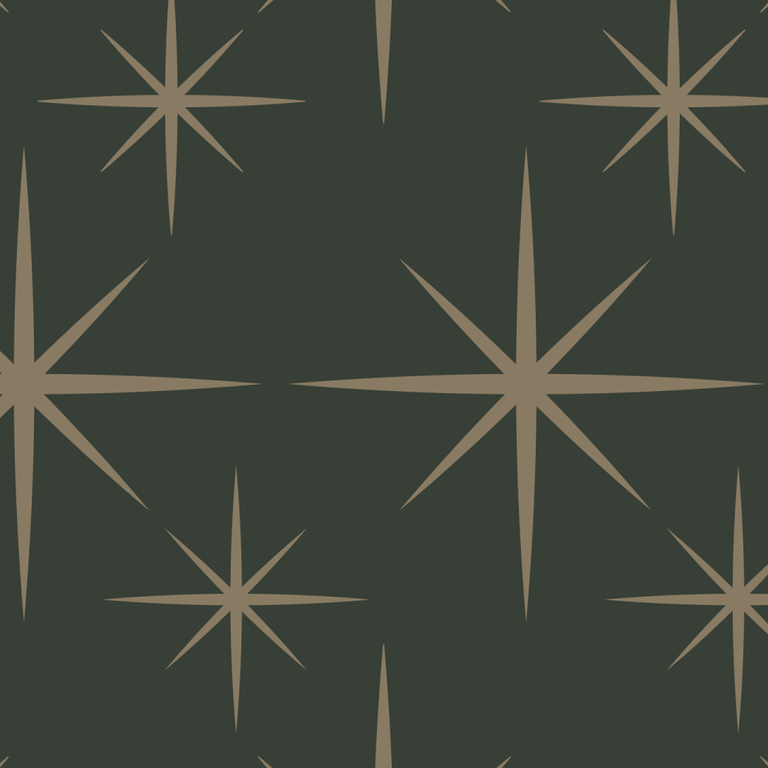 Twinkle - Gold on Olive Drab